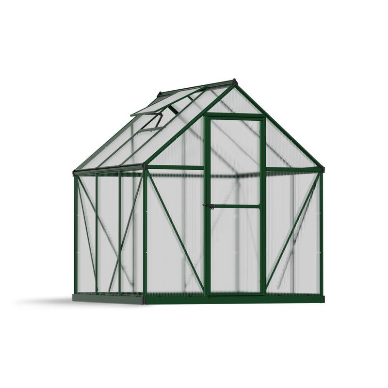 Canopia Mythos Doppelsteg-Gartengewächshaus aus Polycarbonat 186x185x208 cm Grün Canopia Mythos Doppelsteg-Gartengewächshaus aus Polycarbonat 186x185x208 cm Grün