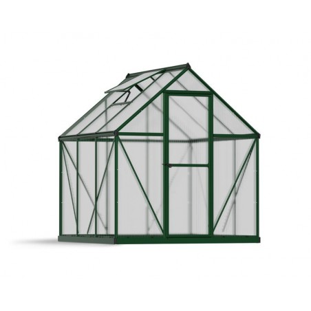 Canopia Mythos Twin-Wall Polycarbonate Garden Greenhouse 186x185x208 cm Green