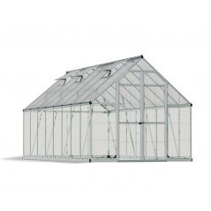 Canopia Balance Hybrid Garden Greenhouse in Polycarbonate 487X244X229 cm Silver