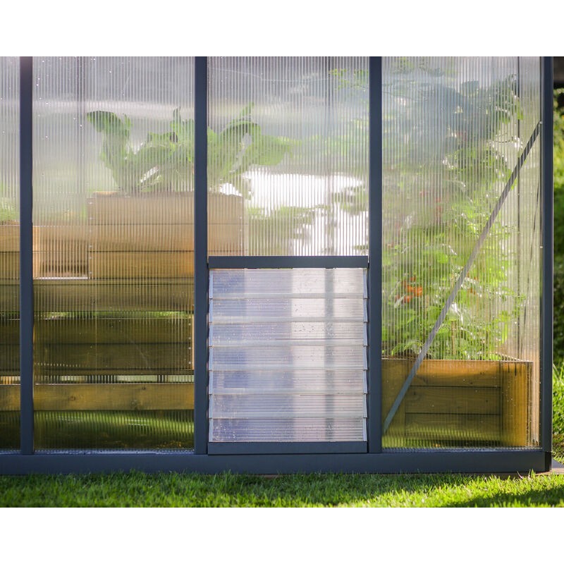 Canopia Glory Gartengewächshaus aus hochwertigem Polycarbonat, 244 x 195 x 251 cm
