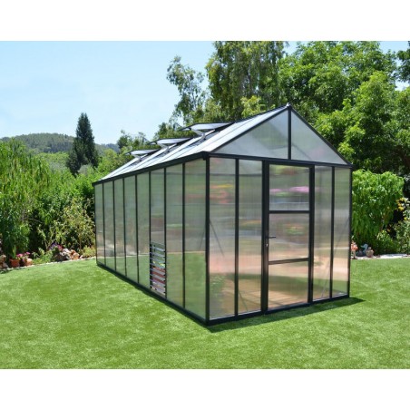 Canopia Glory Gartengewächshaus aus hochwertigem Polycarbonat, 484 x 253 x 268 cm