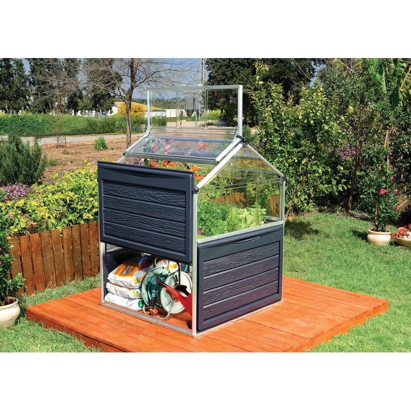 Canopia Plant-Inn Mini-Gartengewächshaus aus Polycarbonat 118x118x148 cm Canopia Plant-Inn Mini-Gartengewächshaus aus Polycarbonat 118x118x148 cm