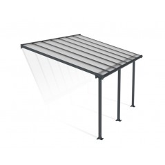 Canopia Olympia Terrassenüberdachung aus Aluminium 3x4.3 m Grau