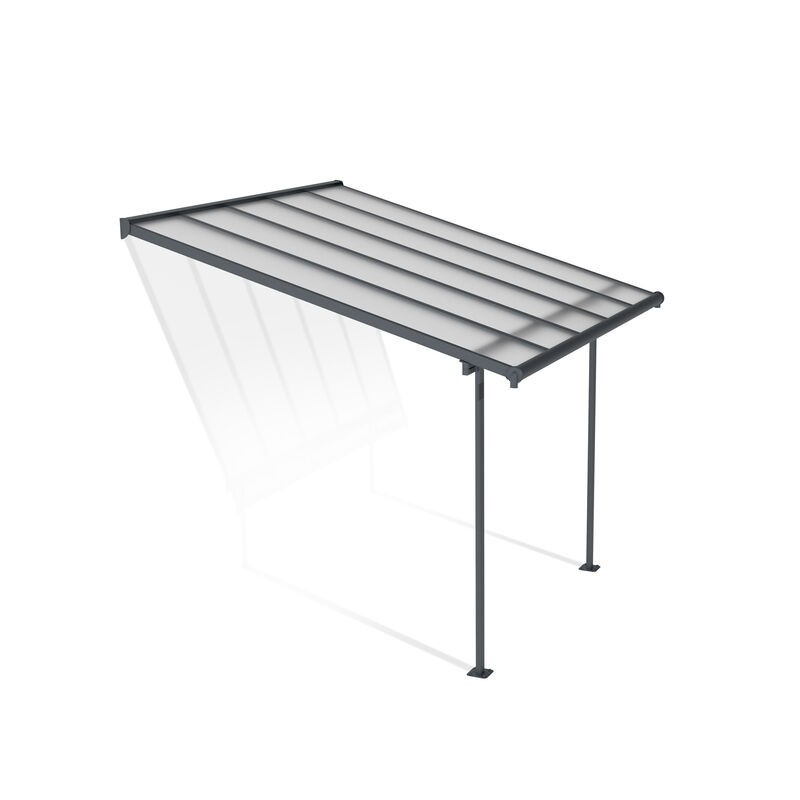 Canopia Sierra Terrassenüberdachung aus Aluminium 3x3 m Grau Canopia Sierra Terrassenüberdachung aus Aluminium 3x3 m Grau