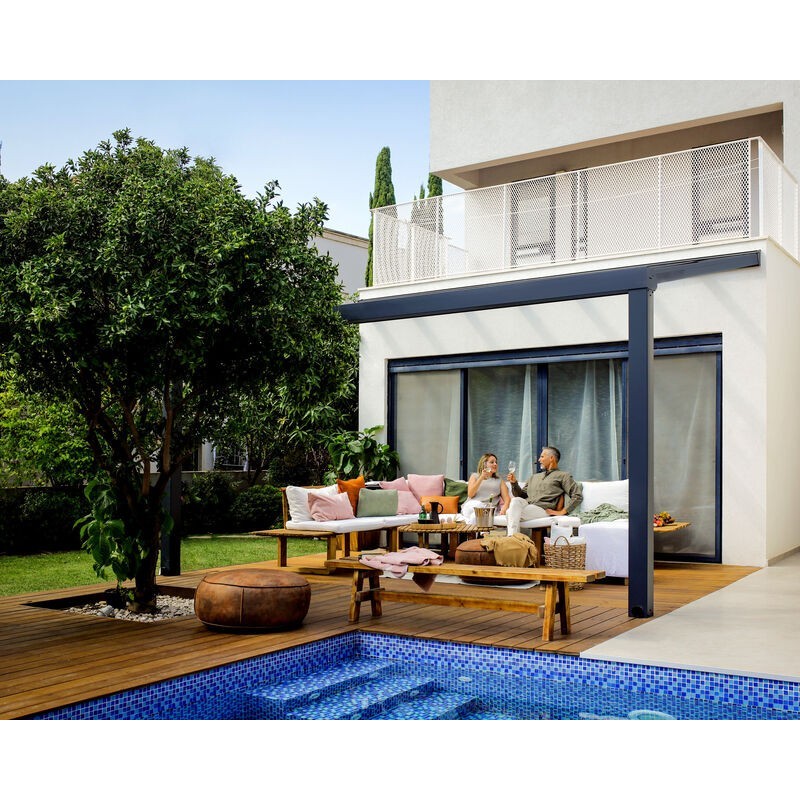 Canopia Stockholm Terrassenüberdachung aus Aluminium 3.4x5.2 m Canopia Stockholm Terrassenüberdachung aus Aluminium 3.4x5.2 m