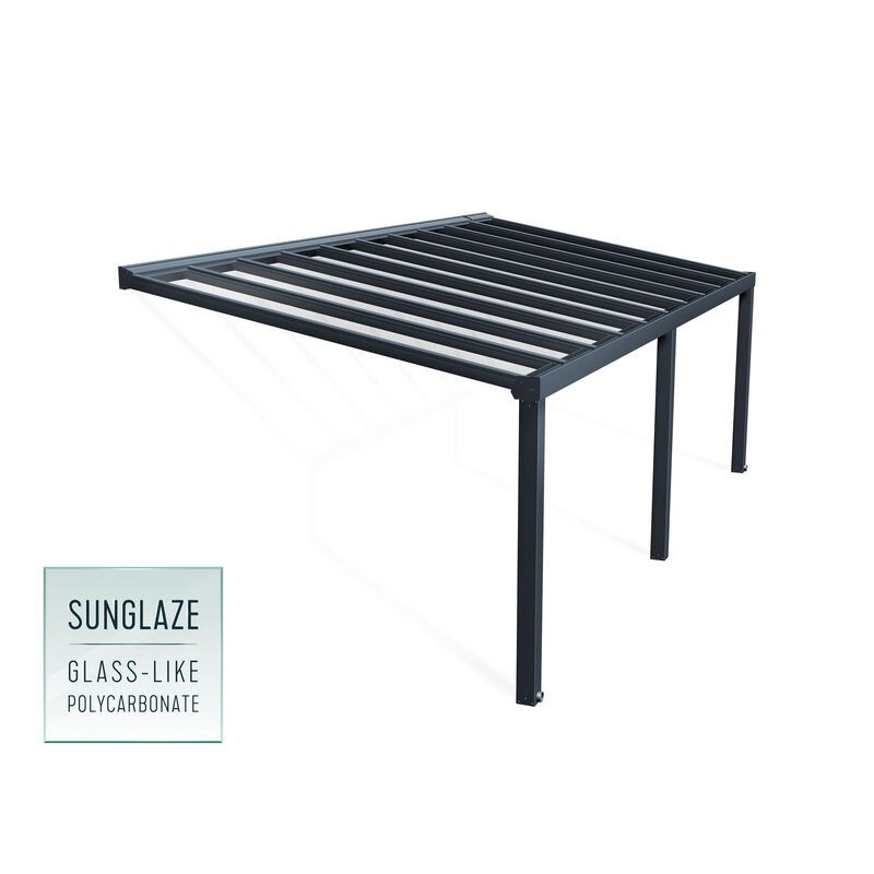 Canopia Stockholm Terrassenüberdachung aus Aluminium 3.4x7.3 m Canopia Stockholm Terrassenüberdachung aus Aluminium 3.4x7.3 m