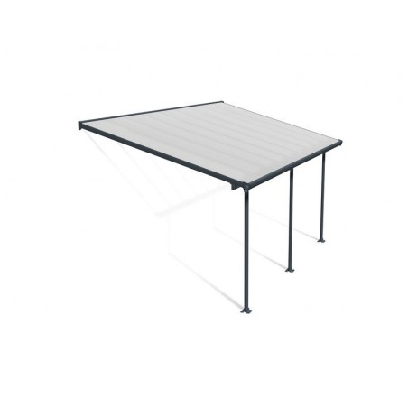 Canopia Feria Patio Cover in Aluminium 3x5.5 m Grey
