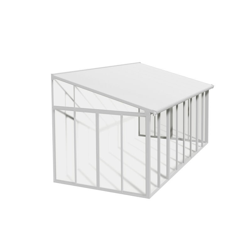 Canopia San Remo Wintergarten aus Aluminium 3x5.6 m Weiß Canopia San Remo Wintergarten aus Aluminium 3x5.6 m Weiß