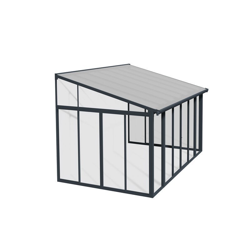 Canopia San Remo Wintergarten aus Aluminium 3x4.4 m Grau Canopia San Remo Wintergarten aus Aluminium 3x4.4 m Grau
