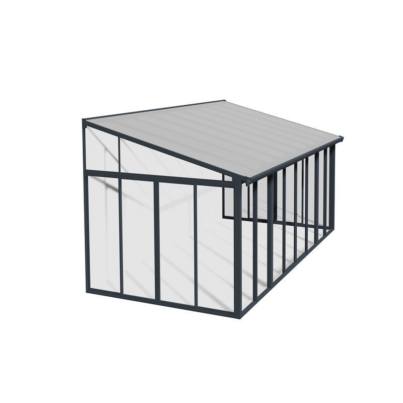 Canopia San Remo Wintergarten aus Aluminium 3x5.6 m Grau Canopia San Remo Wintergarten aus Aluminium 3x5.6 m Grau