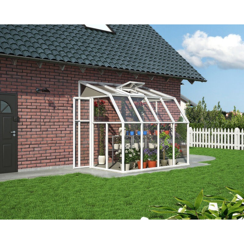 Canopia Sun Room Wintergarten aus Polycarbonat 2x2.6 m Weiß Canopia Sun Room Wintergarten aus Polycarbonat 2x2.6 m Weiß