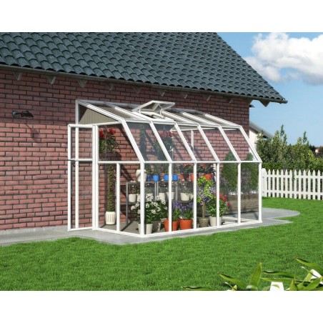 Canopia Sun Room Wintergarten aus Polycarbonat 2x3.2 m Weiß