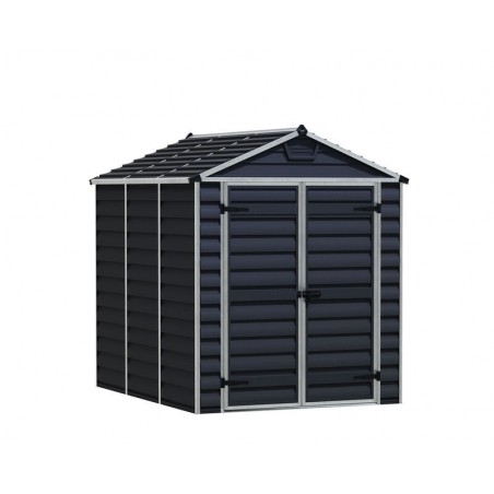 Canopia Skylight Gerätehaus aus Polycarbonat 229x185x217 cm Dunkelgrau