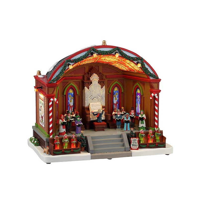 Christmas At The Park Pavilion with Power Supply 4.5V Ref. 45267