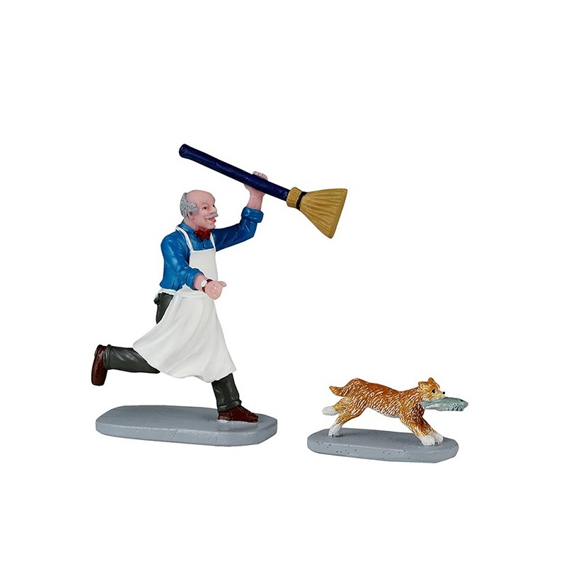 Feline Fish Thief Set Of 2 Art.-Nr. 42332