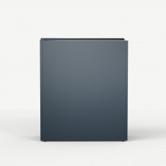 Hoher Herstera Pflanzkübel PLANTER DIVIDER 40 aus Metall Anthrazit 100x40x115 cm