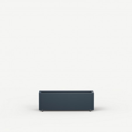 Herstera Pflanzkübel PLANTER BALCONY aus Metall Anthrazit 80x25x25 cm