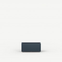Herstera Pflanzkübel PLANTER BALCONY aus Metall Anthrazit 60x25x25 cm