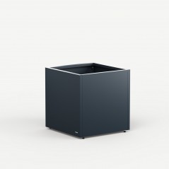 Herstera Pflanzkübel PLANTER CUBE 60 aus Metall Anthrazit 60x60x60 cm