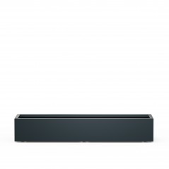 Herstera Pflanzkübel PLANTER XIC 150 niedrig aus Metall Anthrazit 150x40x25 cm