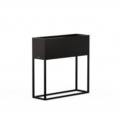 Herstera Planter HUB in Metal Black 80x25x78 cm
