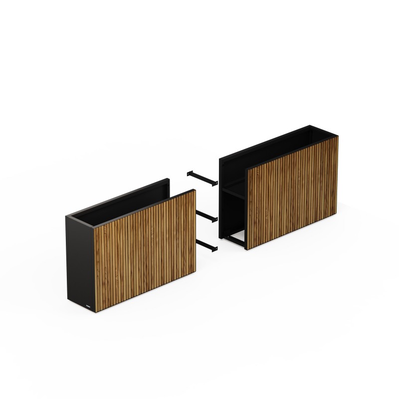 Innenverbinder für Herstera Pflanzkübel PLANTER XIC und DECO DIVIDER 120x40x80 cm