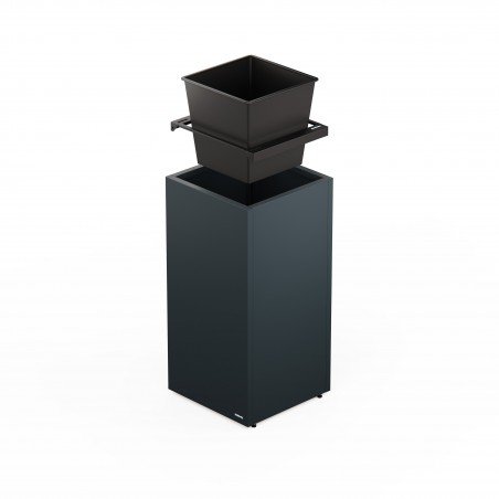 Automatisches Bewässerungssystem für Herstera Metall-Pflanzgefäß 50x50x50 cm