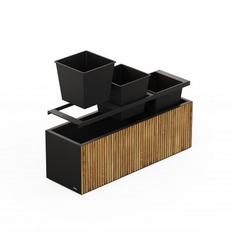 Automatisches Bewässerungssystem für Herstera DECO Metall-Pflanzgefäß 150x50x50 cm