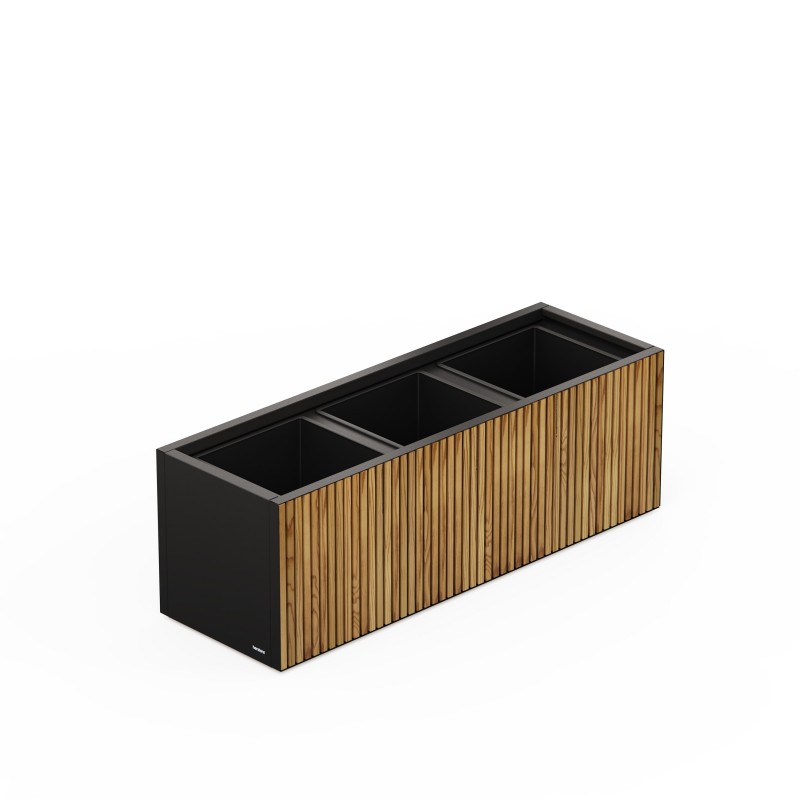 Automatisches Bewässerungssystem für Herstera DECO Metall-Pflanzgefäß 150x50x50 cm