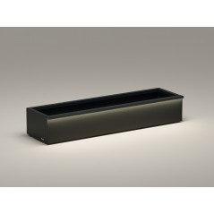 Magnetischer Lichthalter von Herstera in Anthrazit für Pflanzgefäße PLANTER XIC 150 cm