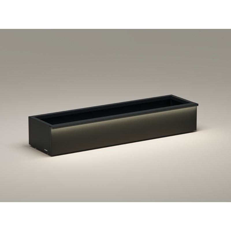 Magnetische Halterung Herstera für Leuchten Anthrazit für PLANTER XIC 150 cm