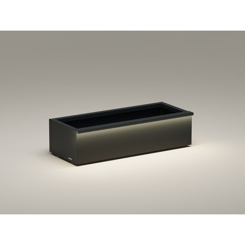 Magnetische Halterung Herstera für Leuchten Anthrazit für PLANTER XIC 100 cm