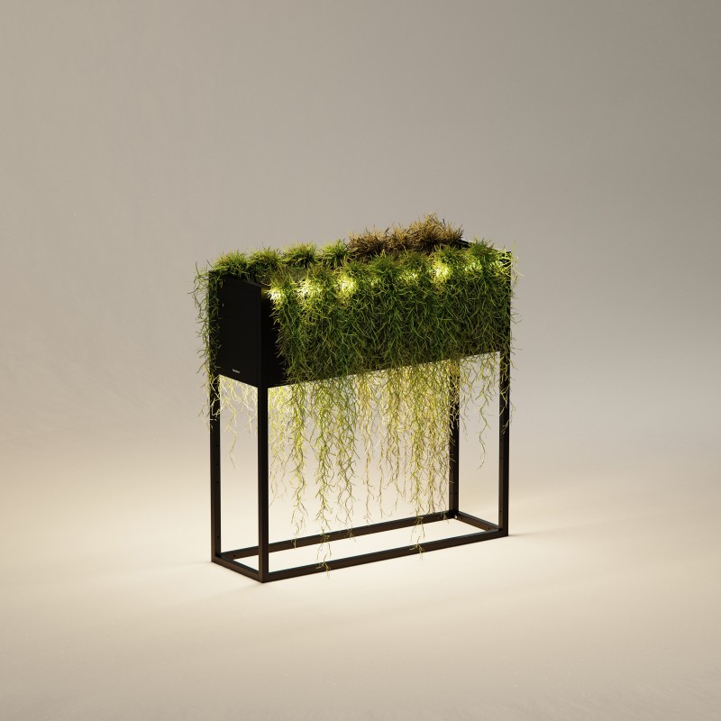 Magnetische Halterung Herstera für Leuchten Schwarz für PLANTER HUB 80 cm