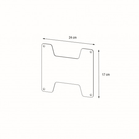 Innenverbinder für Herstera Pflanzkübel PLANTER BALCONY