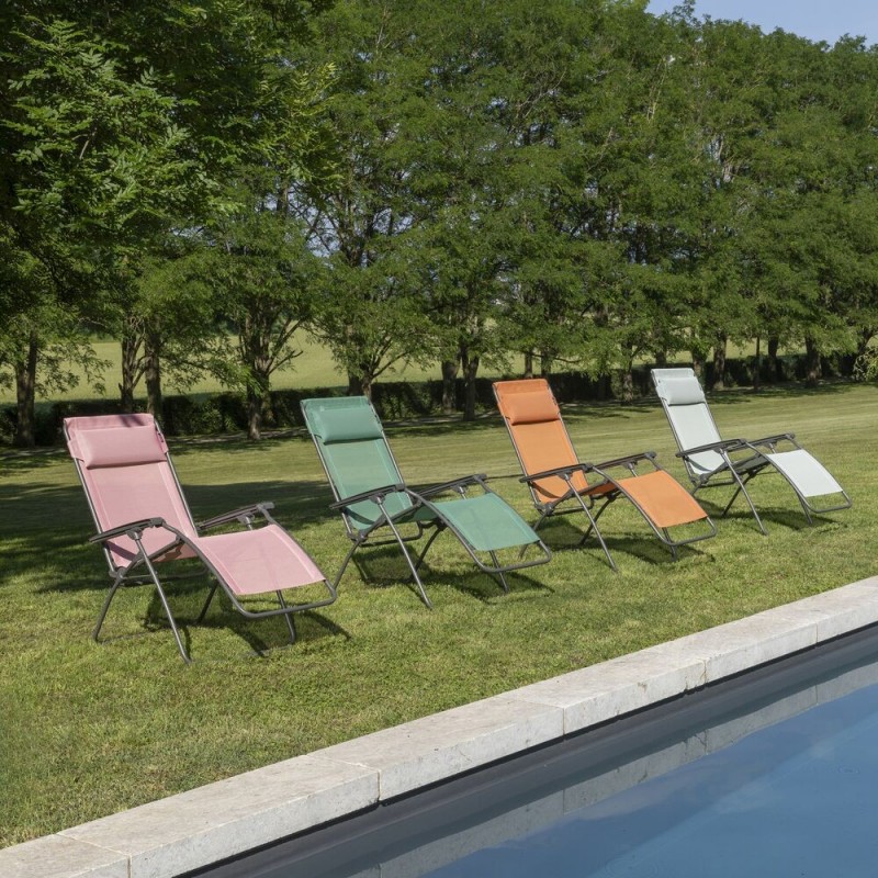 Relaxliege R-CLIP LaFuma LFM4020 Clémentine/Titane Relaxliege R-CLIP LaFuma LFM4020 Clémentine/Titane