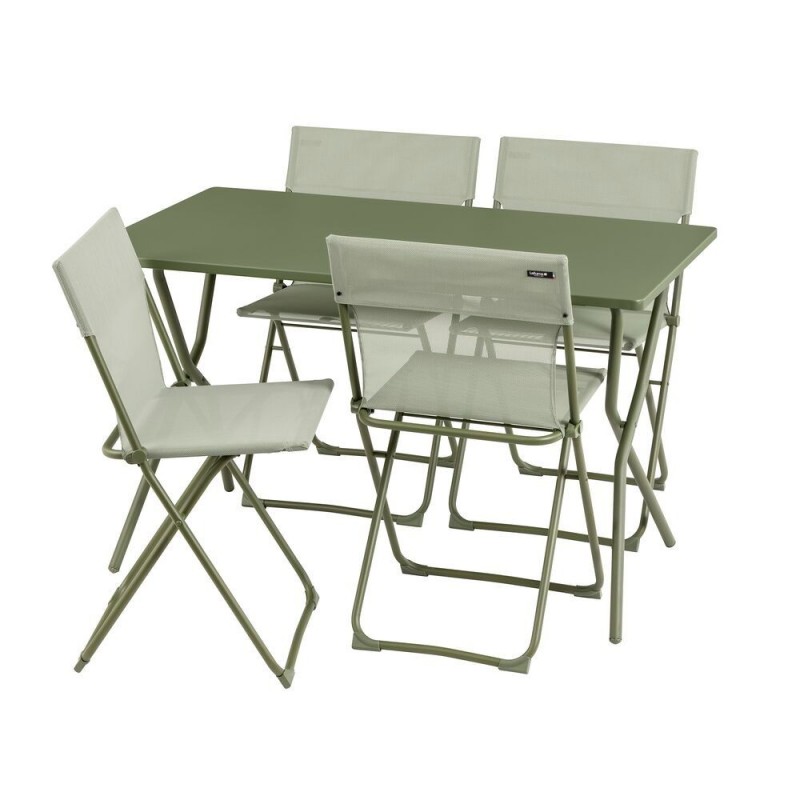 Klappbarer Gartentisch BALCONY 120x70 cm LaFuma LFM5339 CB Moss/Moss