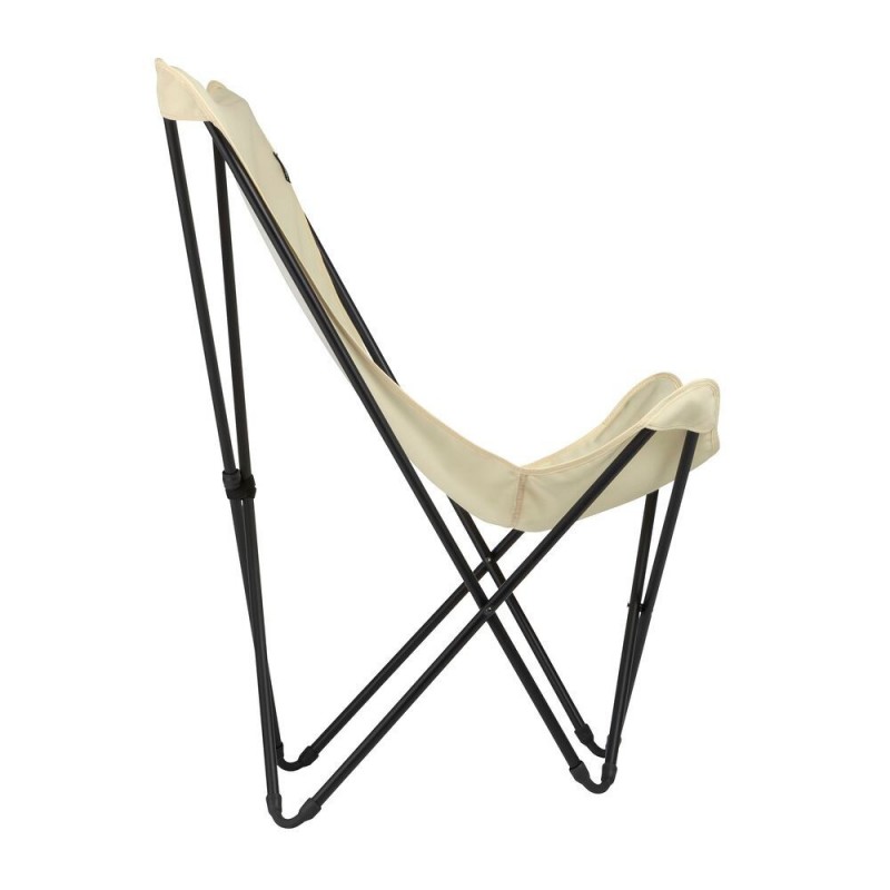MAXI POP UP folding armchair LaFuma LFM5358 Ecru/noir