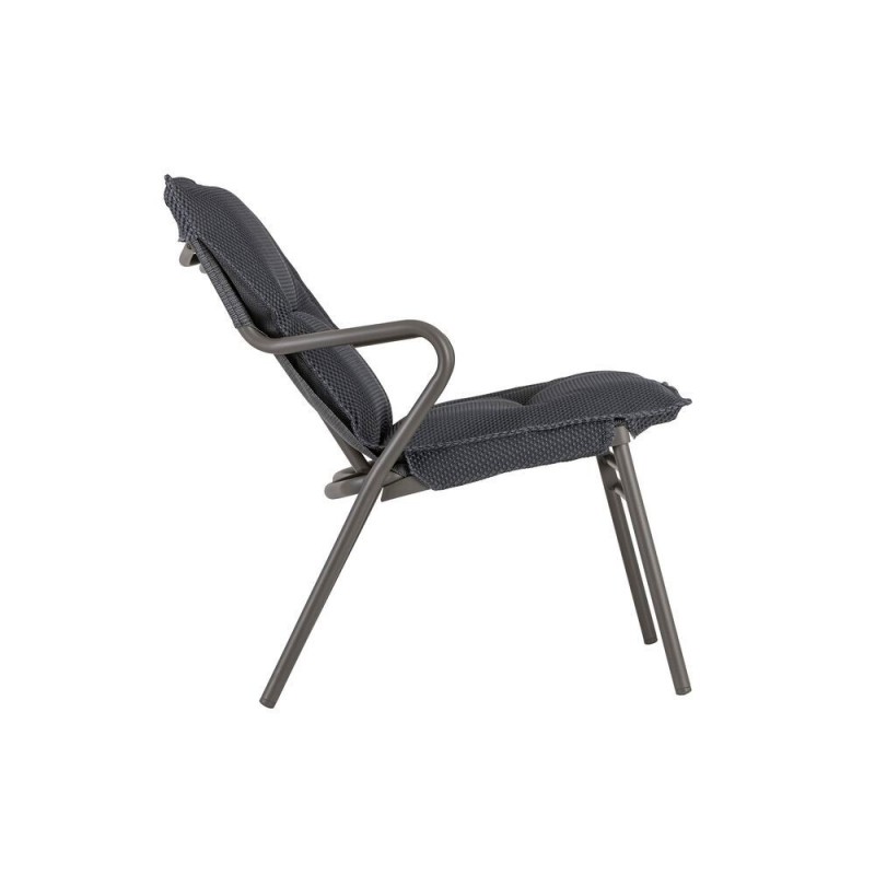 Gepolsterte niedrige Bank VENCE LaFuma LFM5348 Dark Grey/Titane