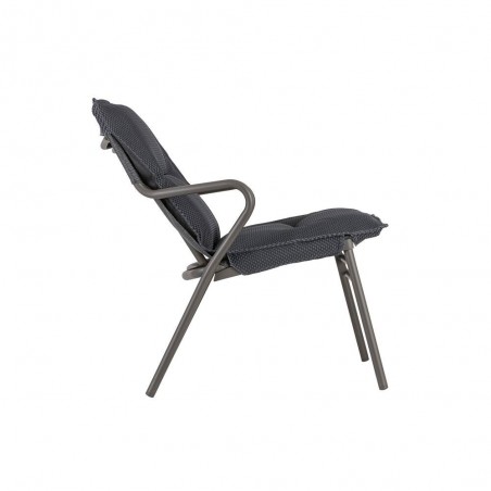 Gepolsterte niedrige Bank VENCE LaFuma LFM5348 Dark Grey/Titane