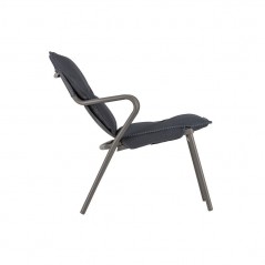 Gepolsterter niedriger Sessel VENCE LaFuma LFM5347 Dark Grey/Titane