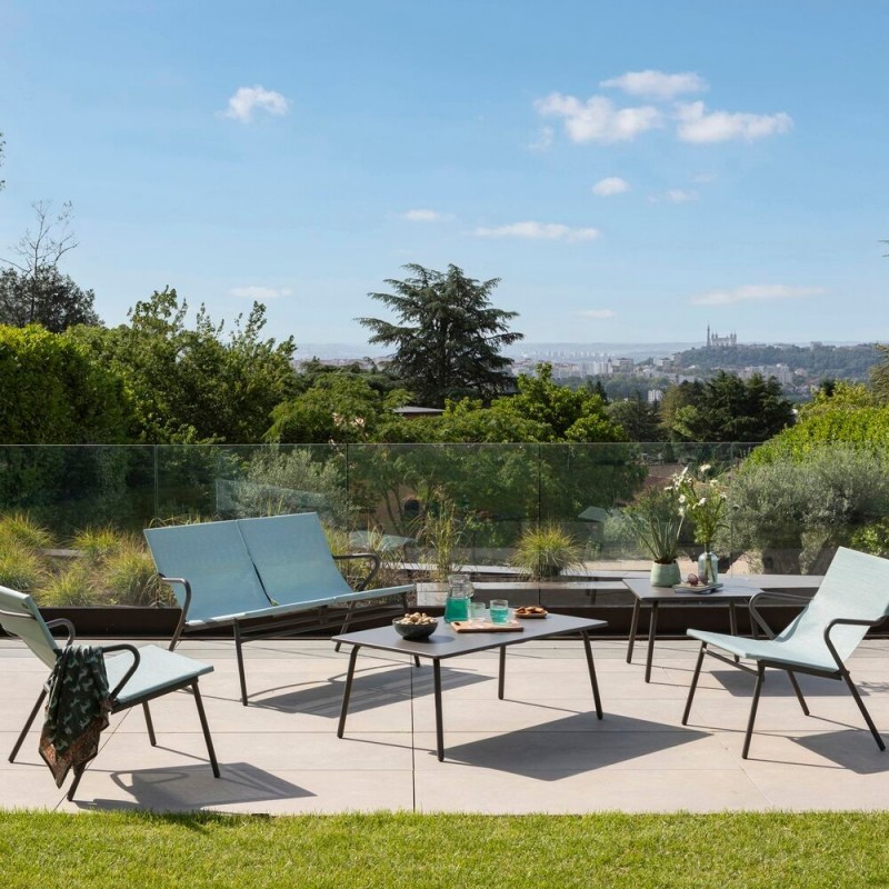 VENCE LaFuma LFM5277 Titane/Titane quadratischer Couchtisch