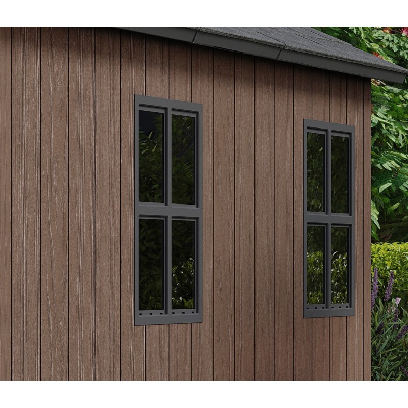 Keter Garden Shed in Resin NEWTON PLUS 1575 - Double Choice of Assembly