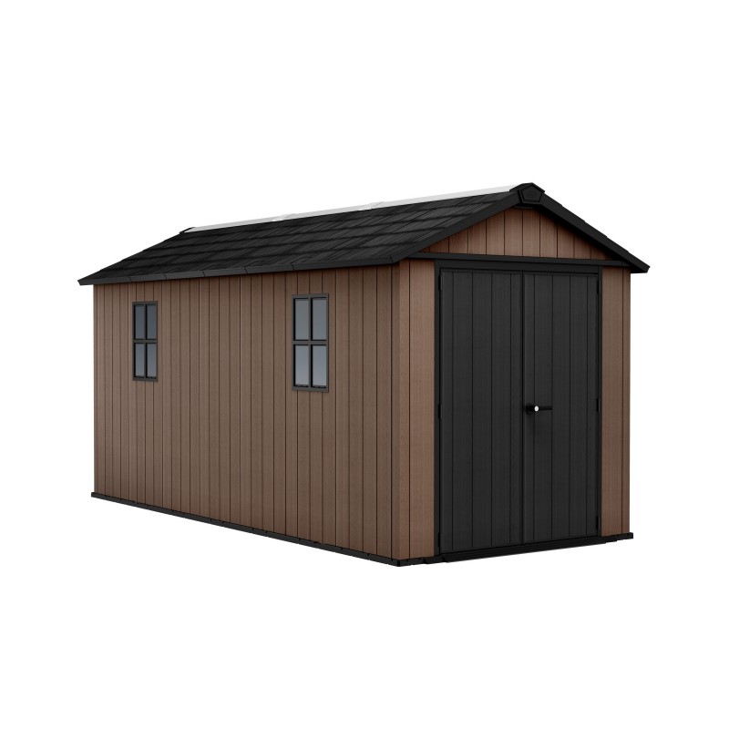 Keter Resin Garden Shed NEWTON PLUS 1575 with Dual Assembly Option Keter Resin Garden Shed NEWTON PLUS 1575 with Dual Assembly Option