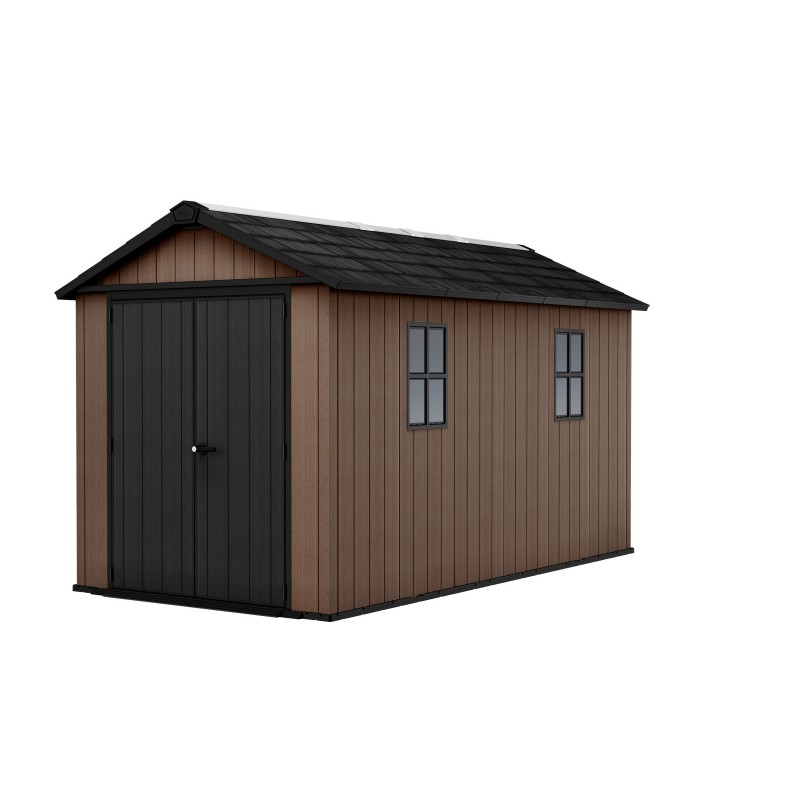 Keter Garden Shed in Resin NEWTON PLUS 1375 - Double Choice of Assembly