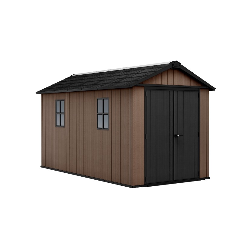 Keter Garden Shed in Resin NEWTON PLUS 1375 - Double Choice of Assembly