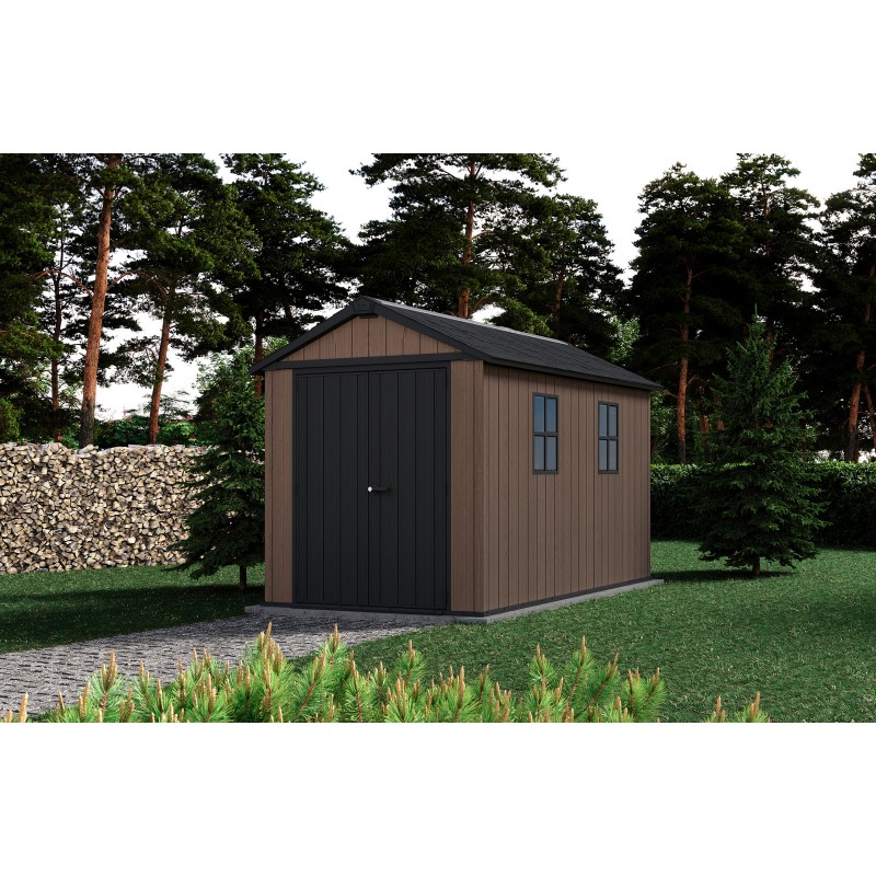 Keter Resin Garden Shed NEWTON PLUS 1175 with Dual Assembly Option Keter Resin Garden Shed NEWTON PLUS 1175 with Dual Assembly Option