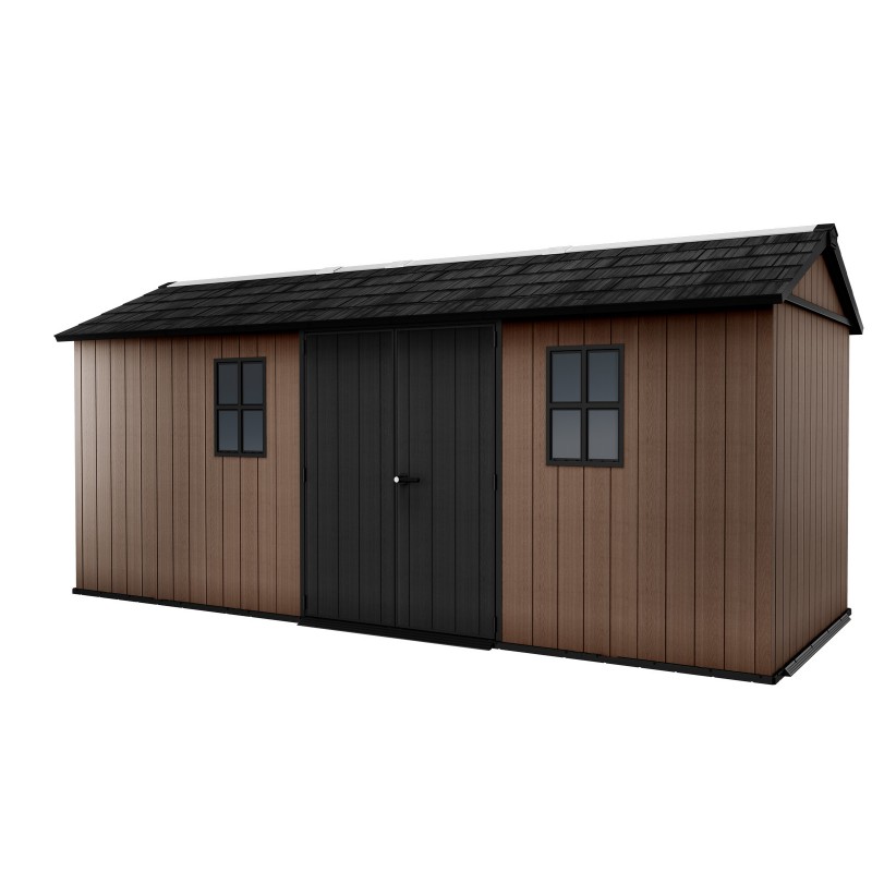Keter Garden Shed in Resin NEWTON PLUS 7517 - Double Choice of Assembly
