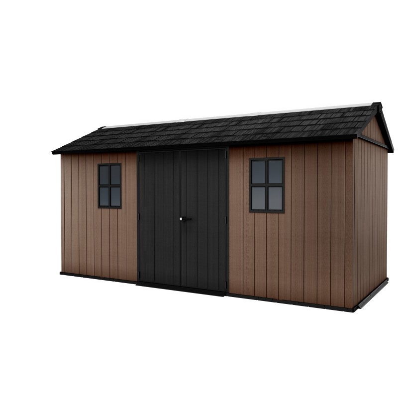 Keter Resin Garden Shed NEWTON PLUS 7515 with Dual Assembly Option Keter Resin Garden Shed NEWTON PLUS 7515 with Dual Assembly Option