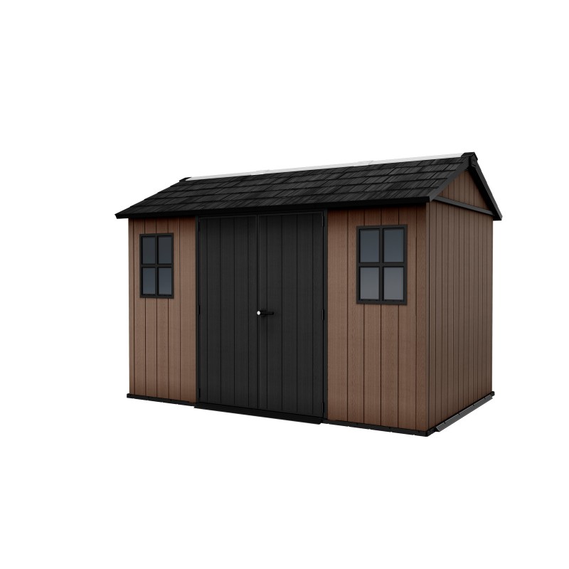 Keter Resin Garden Shed NEWTON PLUS 7511 with Dual Assembly Option Keter Resin Garden Shed NEWTON PLUS 7511 with Dual Assembly Option