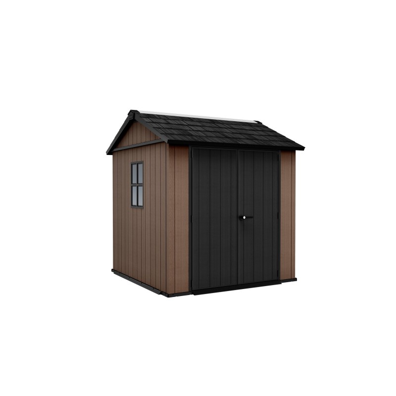 Keter Resin Garden Shed NEWTON PLUS 757 - Double Choice of Assembly